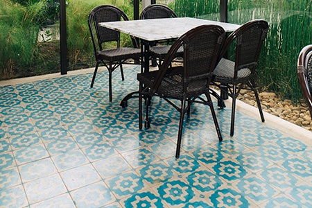 tiles is just another patio surface option to have an eye-catching view