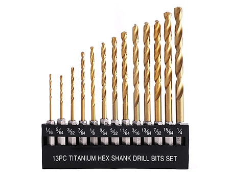 twist drill bits are the most common drill bit types you'll find in stores and workshops