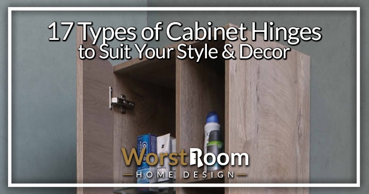types of cabinet hinges