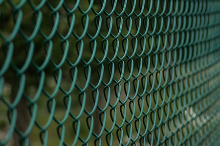 vinyl coated wire fencing are the types of wire fencing generally used at schools