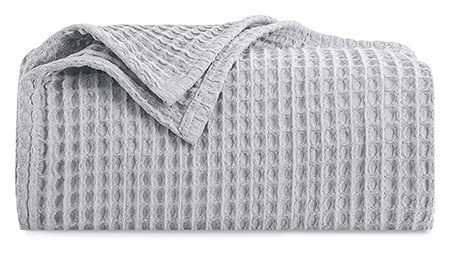 waffle weave blankets are very visual blanket styles