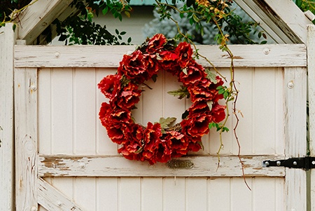 carnation wreaths