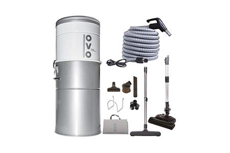 unlike all different types of vacuum cleaners, central vacuum system is built inside the wall