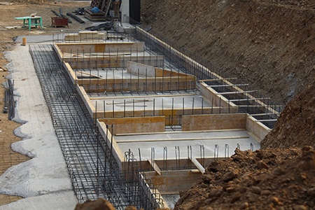 one of the most common house foundation types is concrete slab foundations