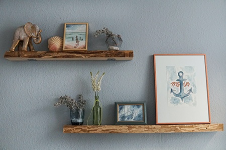 floating shelves