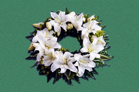 lily wreaths