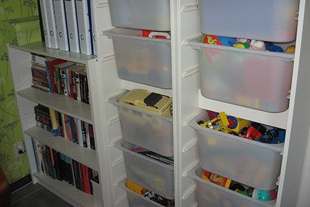 pull-out shelves