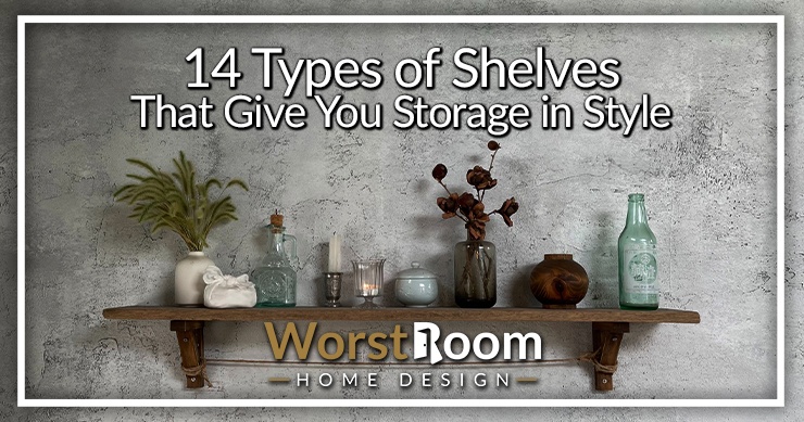 types of shelves