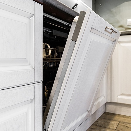 one of the most common dishwasher types are built-in dishwasher