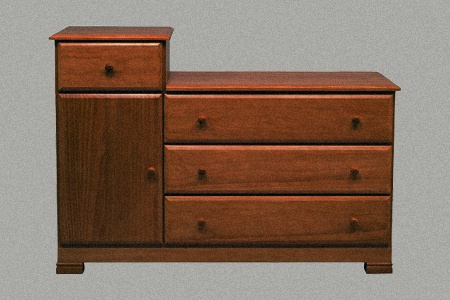 some dresser styles, like combo dressers, combines two styles of dressers in one option