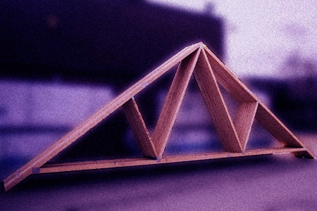 fink steel truss