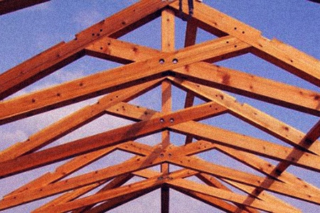 some truss shapes are known with their wood and steel combination and howe truss is definitely one of them