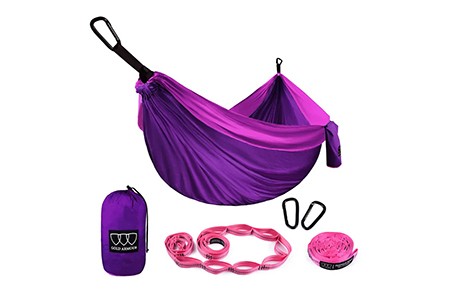 some types of hammocks, like parachute hammocks, are perfect solutions for camping activities