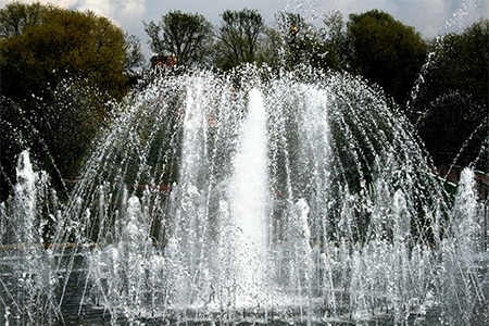 spouting fountains