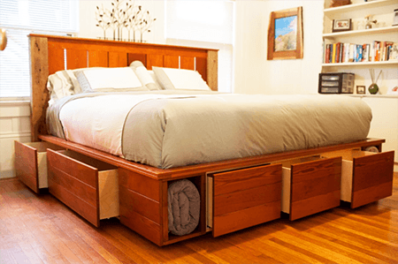 storage beds are great alternatives to bunk beds when your goal was to save floor space, because here you can get rid of dressers and other furniture instead