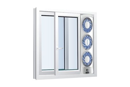 there are different types of fans, like window fans, that can be used for both cooling and exhausting