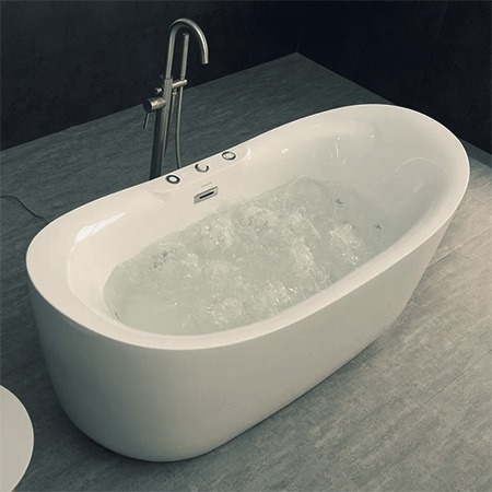 some types of bathtubs, like air bathtubs provides a massaging effect