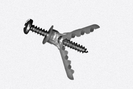 alligator anchors are similar to the toggle bolt drywall anchor types in that they expand behind the drywall.