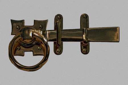 brass gate latches