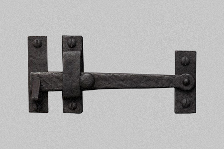 some gate latch types, like bronze gate latches, are rust-proof