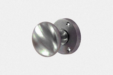 chrome door knobs