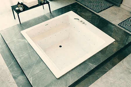 drop-in bathtub