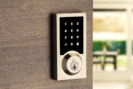 electronic locks can be considered as the most easy-to-use door lock types