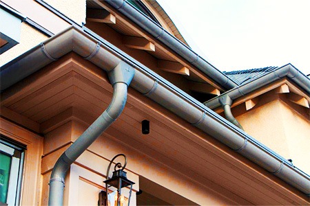 some gutter shapes, like european gutters, are aesthetically eye pleasing