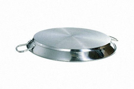 flat-bottomed pan