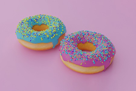 flavored donuts