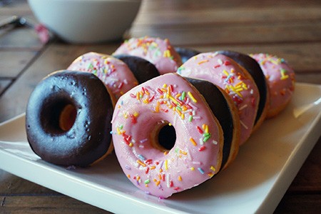 some types of donuts, like frosted donuts, are famous all over the world - almost everyone loves them!