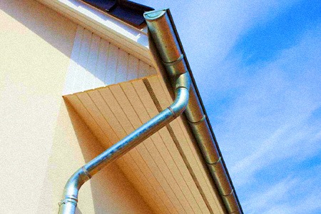 galvanized steel gutters