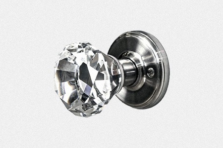 glass or crystal door knobs