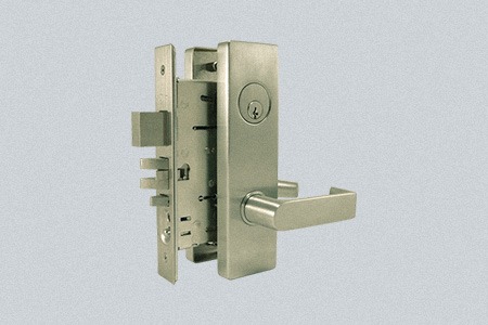 there are different kinds of door locks, like mortise locks, that are directly installed right into the door