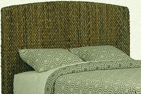 natural fiber headboard