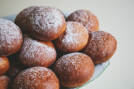 there are many donut varieties all over the world and paczki is one of the most popular one