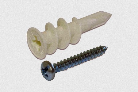 among the different types of drywall anchors the self-drilling anchors are probably the easiest to work with