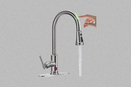 there are innovative types of kitchen faucets like touch-on kitchen faucets, they only require a simple touch