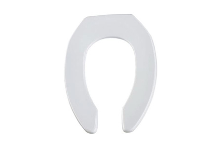 u-shaped or open toilet seats are toilet seat shapes that are generally preferred within public toilets