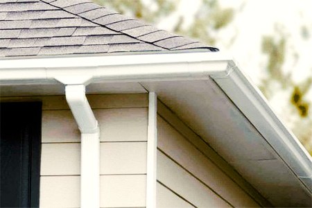 there are different types of gutters that are produced with different materials; however, vinyl gutters are the most popular one