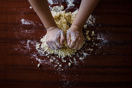 your hands are the best rolling pin substitutes and it much more fun!