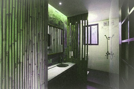 if you are looking for shower tile alternatives that is relaxing, try bamboo