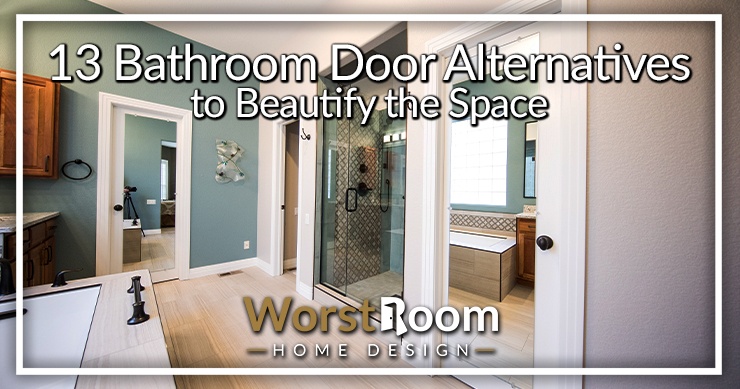 bathroom door alternatives