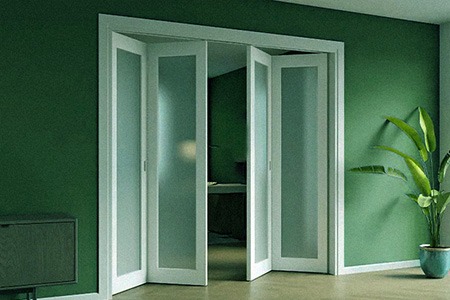 bi-fold doors are great space saving doors
