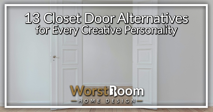 what to use instead of closet doors