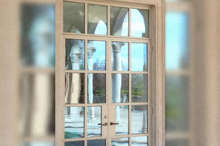 if you have relatively smaller space you can try french doors to give the illusion of a larger space