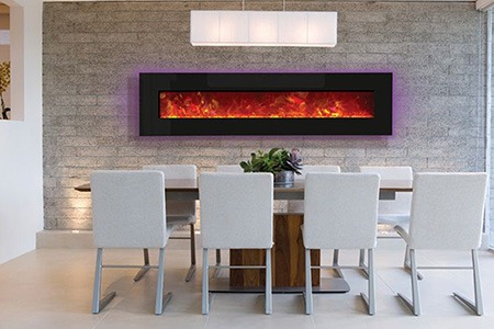 among many fireplace alternative ideas, led fireplaces are probably the best choice to make