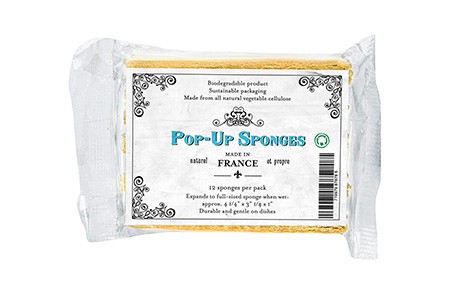 pop-up sponges can be considered as great paper towel substitute