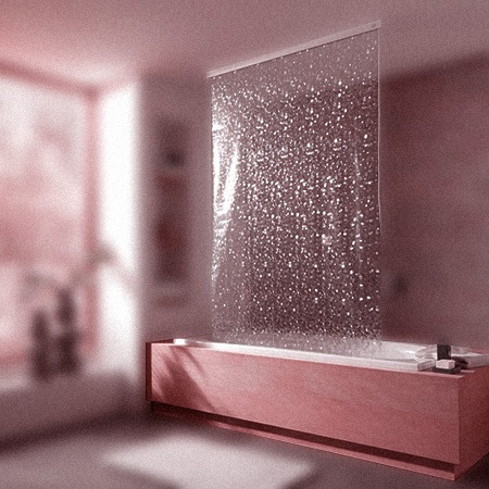 shower blinds are also great shower curtain alternatives; however, they won't prevent the water leakage to your bathroom, so be careful while using them