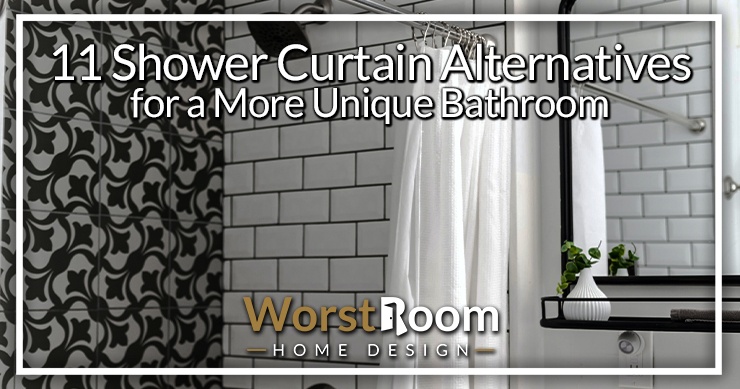 shower curtain alternatives